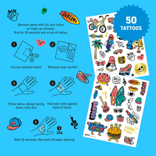 Görseli Galeri görüntüleyiciye yükleyin, OMY Tattoos Geçici Dövme - Surf & Skate