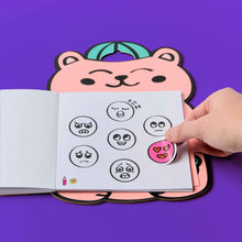 Görseli Galeri görüntüleyiciye yükleyin, OMY Montessori Çıkartma & Boyama Kitabı - Emotions