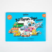 Görseli Galeri görüntüleyiciye yükleyin, OMY 3D Paper Toys - Vroom
