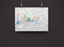 Görseli Galeri görüntüleyiciye yükleyin, OMY Coloring Poster - Paris
