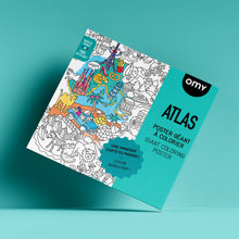 Görseli Galeri görüntüleyiciye yükleyin, OMY Coloring Poster - Atlas