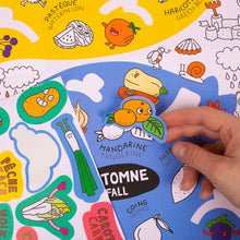 Görseli Galeri görüntüleyiciye yükleyin, OMY School Öğretici Poster - Fruits & Vegetables