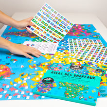 Görseli Galeri görüntüleyiciye yükleyin, OMY School Öğretici Poster - Atlas of Flags