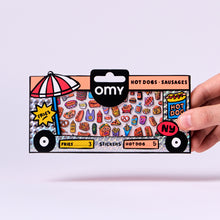 Görseli Galeri görüntüleyiciye yükleyin, OMY Fabulous Vinil Çıkartmalar - Hot Dog