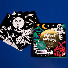 Görseli Galeri görüntüleyiciye yükleyin, OMY Velvet Coloring / İlk Boyamalarım - Ho Ho Ho