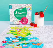 Görseli Galeri görüntüleyiciye yükleyin, OMY Coloring Poster - 4 Seasons & Planting Pencil