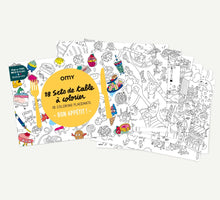 Görseli Galeri görüntüleyiciye yükleyin, OMY Paper Placemat - Bon Appetit