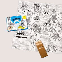 Görseli Galeri görüntüleyiciye yükleyin, OMY Coloring Pocket - Atlas