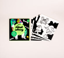 Görseli Galeri görüntüleyiciye yükleyin, OMY Velvet Coloring / İlk Boyamalarım - Dinos