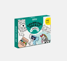 Görseli Galeri görüntüleyiciye yükleyin, OMY Coloring Pocket - Animals
