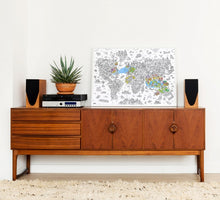 Görseli Galeri görüntüleyiciye yükleyin, OMY Coloring Poster - Atlas