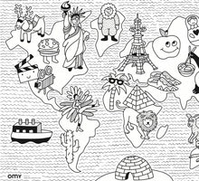 Görseli Galeri görüntüleyiciye yükleyin, OMY Coloring Pocket - Atlas