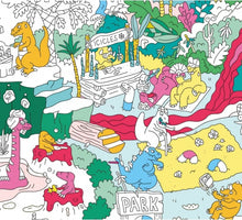 Görseli Galeri görüntüleyiciye yükleyin, OMY Coloring Poster - Dinos