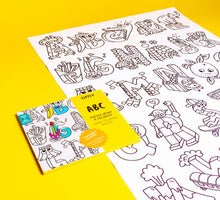 Görseli Galeri görüntüleyiciye yükleyin, OMY Coloring Poster - ABC