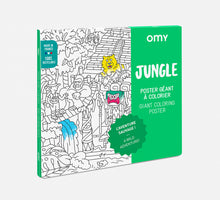 Görseli Galeri görüntüleyiciye yükleyin, OMY Coloring Poster - Jungle