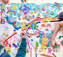 Görseli Galeri görüntüleyiciye yükleyin, OMY Coloring Poster - Kawaii