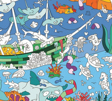 Görseli Galeri görüntüleyiciye yükleyin, OMY Coloring Poster - Ocean