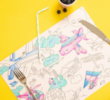 Görseli Galeri görüntüleyiciye yükleyin, OMY Paper Placemats - Vroom Vroom