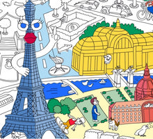 Görseli Galeri görüntüleyiciye yükleyin, OMY Coloring Poster - Paris
