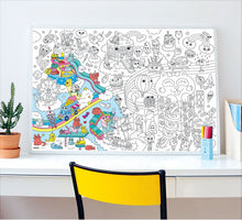 Görseli Galeri görüntüleyiciye yükleyin, OMY Coloring Poster - Kawaii