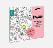 Görseli Galeri görüntüleyiciye yükleyin, OMY Coloring Poster - Kawaii