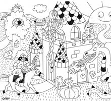 Görseli Galeri görüntüleyiciye yükleyin, OMY Coloring Pocket - Princess & Dragons