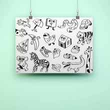 Görseli Galeri görüntüleyiciye yükleyin, OMY Coloring Poster - My First Art Poster
