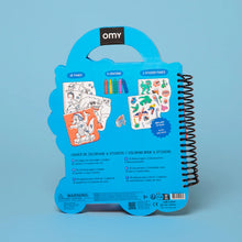 Görseli Galeri görüntüleyiciye yükleyin, OMY Super Coloring &amp; Stickers Book - Dino
