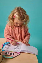 Görseli Galeri görüntüleyiciye yükleyin, OMY Montessori Çıkartma ve Boyama Kitabı - Geometric Shapes
