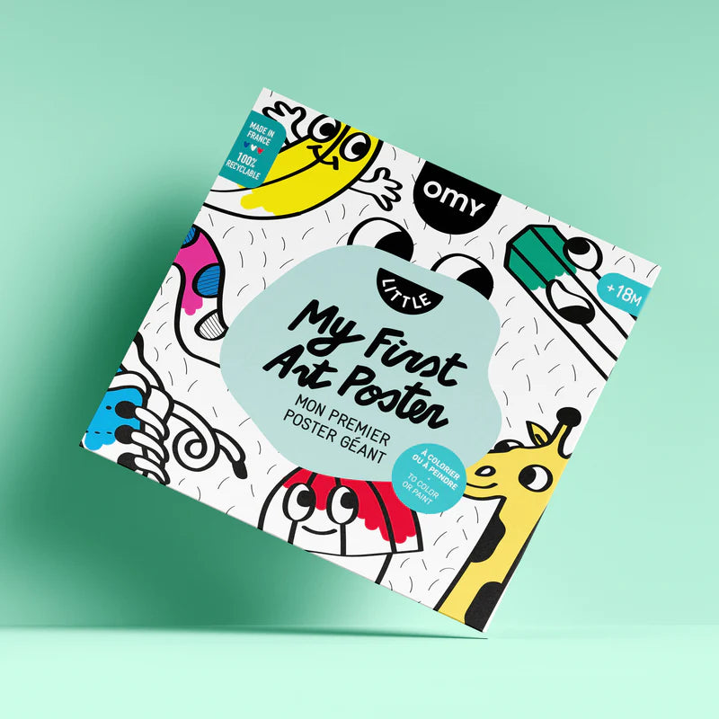 OMY Coloring Poster - My First Art Poster