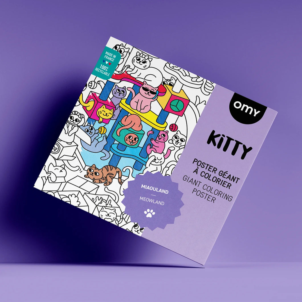 OMY Coloring Poster - Kitty
