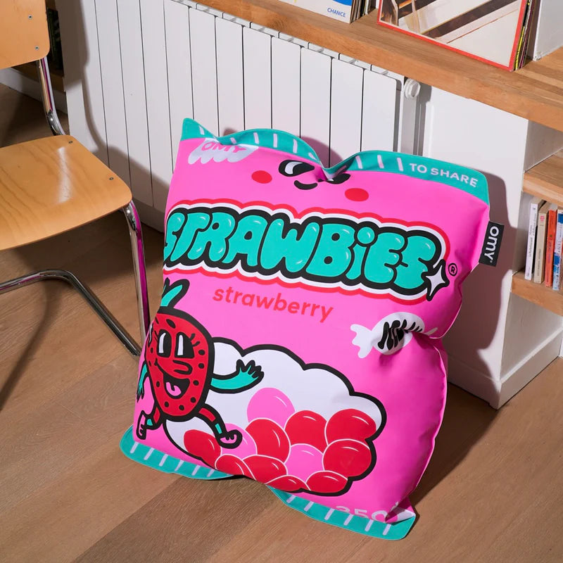 OMY Dev Şişme Minder - Strawbies