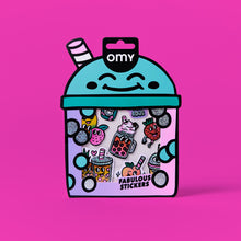 Görseli Galeri görüntüleyiciye yükleyin, OMY Fabulous Vinil Çıkartmalar - Bubble Tea
