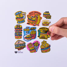 Görseli Galeri görüntüleyiciye yükleyin, OMY Fabulous Vinil Çıkartmalar - Burger
