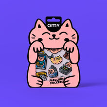Görseli Galeri görüntüleyiciye yükleyin, OMY Fabulous Vinil Çıkartmalar - Kitty
