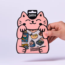 Görseli Galeri görüntüleyiciye yükleyin, OMY Fabulous Vinil Çıkartmalar - Kitty
