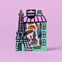 Görseli Galeri görüntüleyiciye yükleyin, OMY Fabulous Vinil Çıkartmalar - Paris
