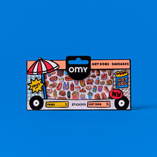 Görseli Galeri görüntüleyiciye yükleyin, OMY Fabulous Vinil Çıkartmalar - Hot Dog
