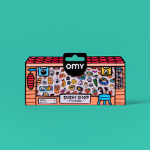Görseli Galeri görüntüleyiciye yükleyin, OMY Fabulous Vinil Çıkartmalar - Sushi Shop
