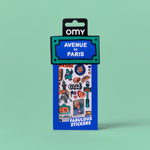 Görseli Galeri görüntüleyiciye yükleyin, OMY Fabulous Vinil Çıkartmalar - Paris
