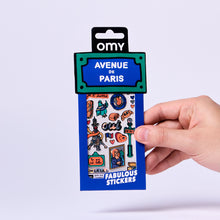 Görseli Galeri görüntüleyiciye yükleyin, OMY Fabulous Vinil Çıkartmalar - Paris
