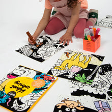 Görseli Galeri görüntüleyiciye yükleyin, OMY Velvet Coloring - Animals
