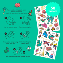 Görseli Galeri görüntüleyiciye yükleyin, OMY Tattoos Geçici Dövme - Dinos
