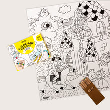 Görseli Galeri görüntüleyiciye yükleyin, OMY Coloring Pocket - Princess &amp; Dragons
