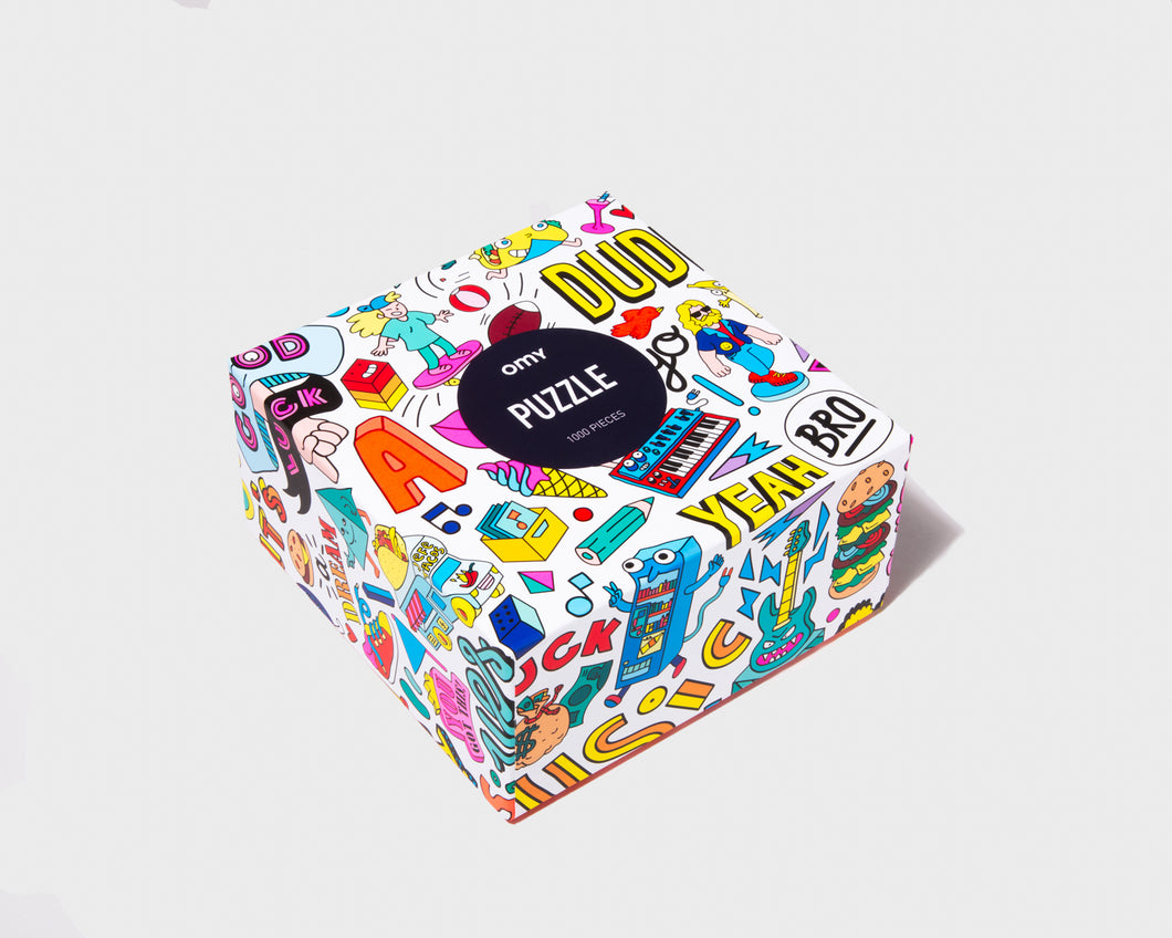 OMY Puzzle - Street Art (1000parça)