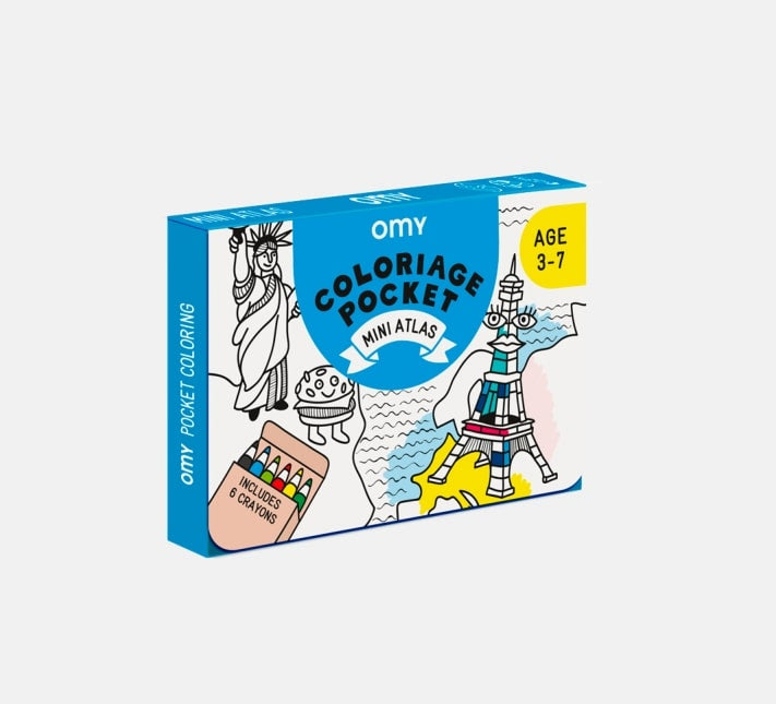 OMY Coloring Pocket - Atlas