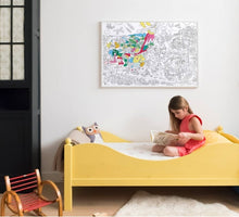 Görseli Galeri görüntüleyiciye yükleyin, OMY Coloring Poster - Dinos
