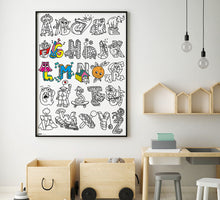 Görseli Galeri görüntüleyiciye yükleyin, OMY Coloring Poster - ABC
