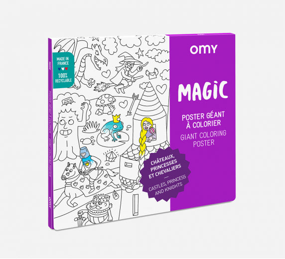 OMY Coloring Poster - Magic