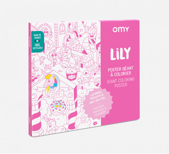 OMY Coloring Poster - Lily